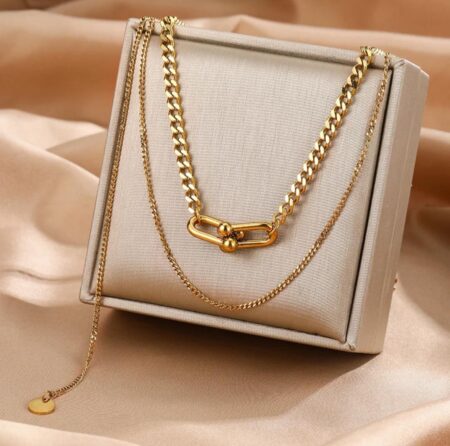 316L Stainless Steel Tiffany Pendants Necklace