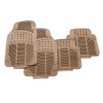 Car Pedal Set Of 4 Pcs Leather - Beige