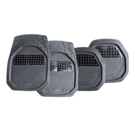Car Pedal Set 4 Pcs Leather - Gray Color
