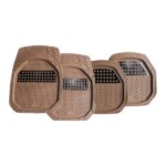 Car Pedal Set 4 Pcs Leather - Beige Color