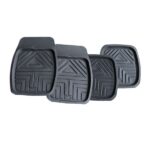 Car Pedal Set 4 Pcs Leather - Gray