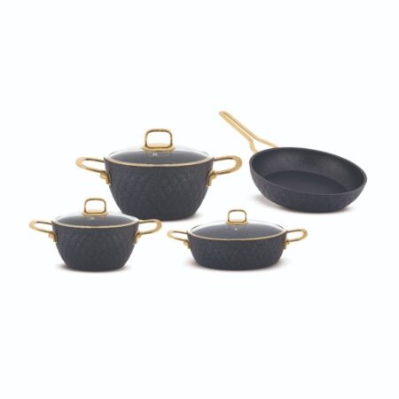 Vivaldi - Lidya Granite Set 7 Pcs - Gold