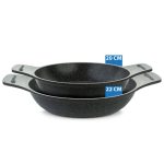 Thermo AD Granite Egg Pan Set 2 PCS 20-22 cm Gray